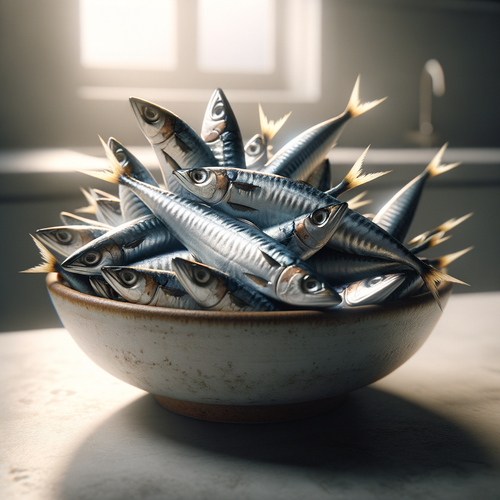 Sardines in a bowl