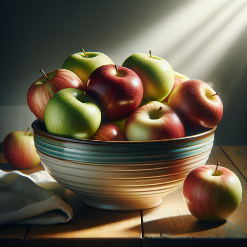 A bowl of fresh apples